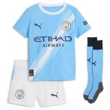 prima maglia Manchester City bambino 2026 con calze