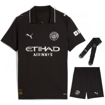 seconda maglia Manchester City bambino 2026 con calze