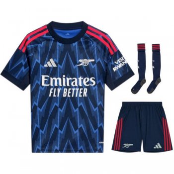 seconda maglia Arsenal bambino 2026 con calze
