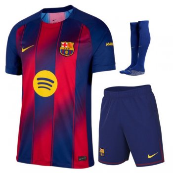 prima maglia Barcellona bambino 2026 con calze
