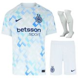 seconda maglia Inter bambino 2026 con calze