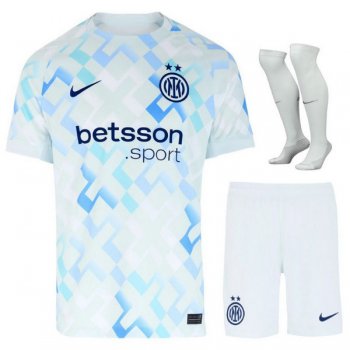 seconda maglia Inter bambino 2026 con calze