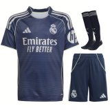seconda maglia Real Madrid bambino 2026 con calze