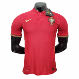 Versione del giocatore maglia Portogallo prima Euro 2020-21 rosso