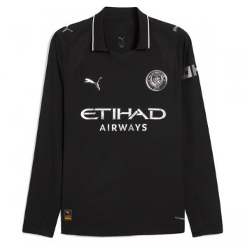 seconda maglia Manchester City manica lunga 2026