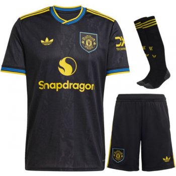terza maglia Manchester United bambino 2026 con calze