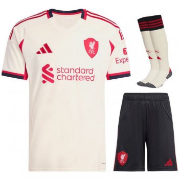 seconda maglia Liverpool bambino 2026 con calze