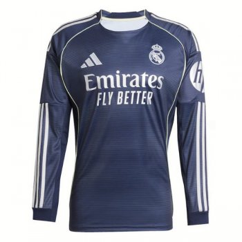 seconda maglia Real Madrid manica lunga 2026