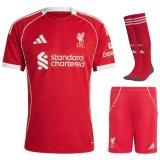 prima maglia Liverpool bambino 2026 con calze