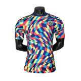Versione del giocatore maglia Barcellona formazione 2022 sette colori
