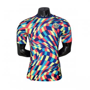 Versione del giocatore maglia Barcellona formazione 2022 sette colori