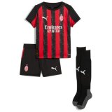 prima maglia Milan bambino 2026 con calze