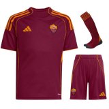 prima maglia Roma bambino 2026 con calze
